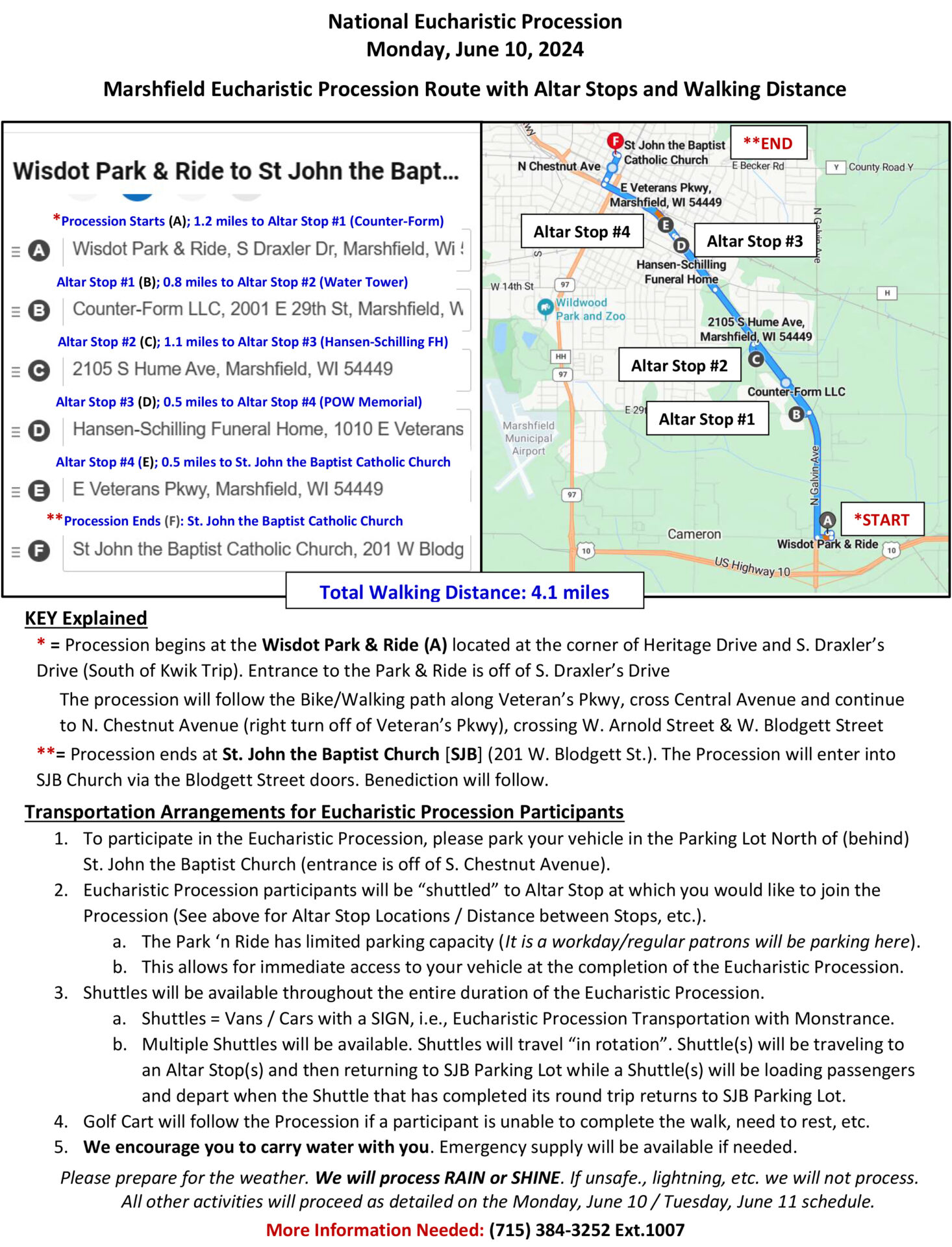 Microsoft Word - National Eucharistic Procession_MarshfieldRoute