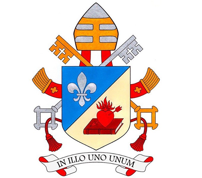 POPE LEO XIV'S COAT OF ARMS AND MOTTO
